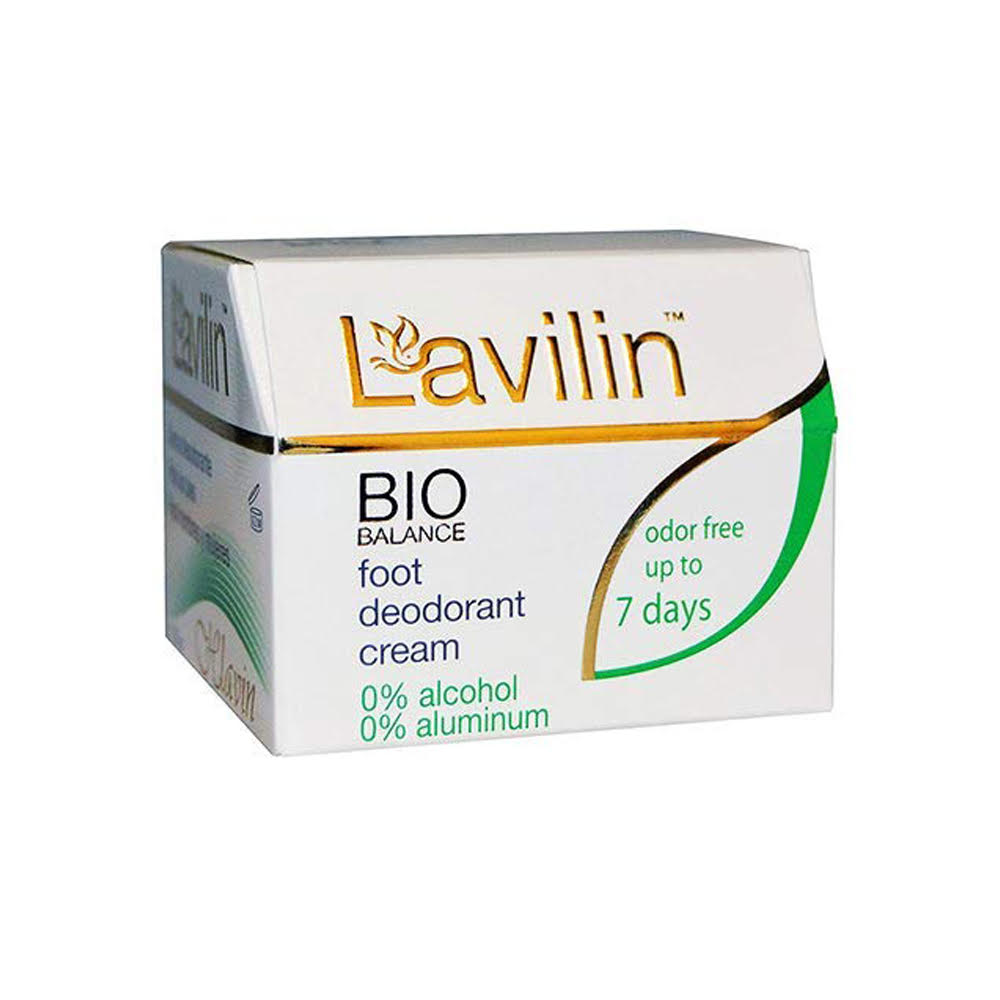 LAVILIN Foot Deodorant Cream - Aluminum Free Deodorant for Women and Men - Up to 7 DAYS Long-Lasting Foot Odor Control – Alcohol, Paraben and Cruelty FREE Sensitive Skin foot deodorant